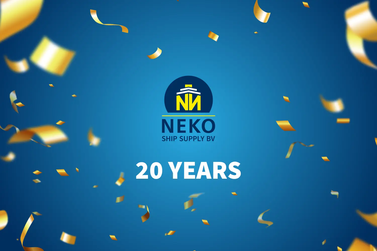 Neko 20 Years visual with logo
